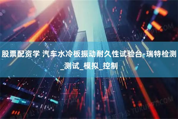 股票配资学 汽车水冷板振动耐久性试验台-瑞特检测_测试_模拟_控制